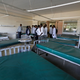 Kenyan student doctors gather inside a deserted labour ward at the Kenyatta National Hospital during a doctors' strike to demand fulfilment of a 2013 agreement between doctors' union and the government that would raise the medical practitioners pay and improve working conditions in Nairobi, Kenya, January 19, 2017.
